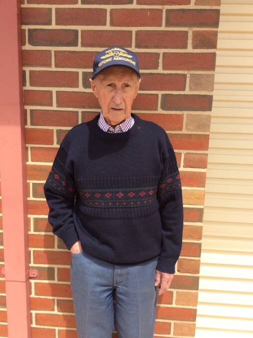 FORTUNATE FIND: Bob Brown OAM says the aerodrome had been decaying when he moved to Tocumwal in 1989.