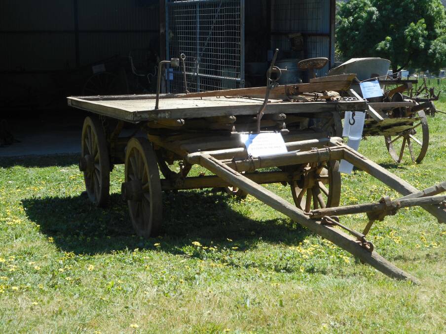 HISTORIC: Don Star donated the 19th century Star Wagon to Granya Pioneer Museum.