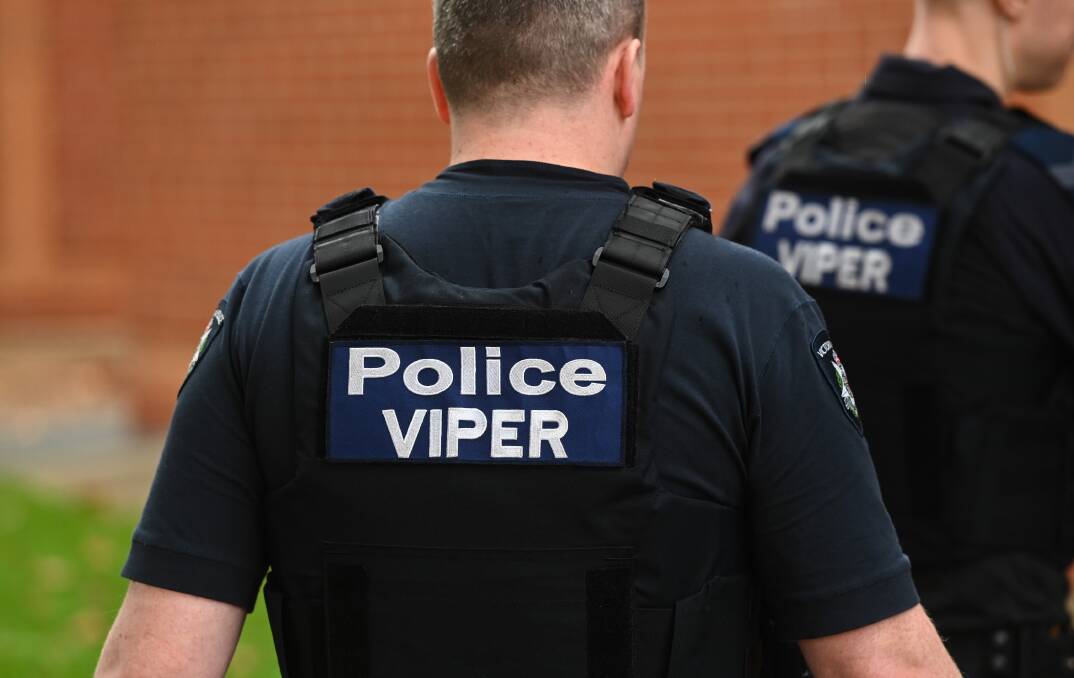 Operation Blue Ember saw NSW and Victoria Police working together to target organised crime. Picture by Mark Jesser