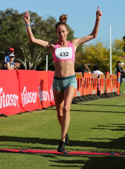 NO HARD FEELINGS: "I don't have any beef with anyone and I might go there again and have another crack," Victoria Mitchell says of the Nail Can Hill Run. Picture: KYLIE ESLER