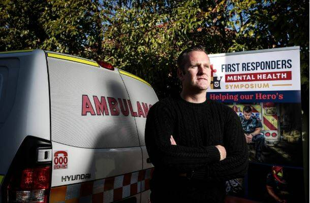 LIVED EXPERIENCE: Border paramedic John McCormack, who organised Albury's First Responder Mental Health Symposium, has spoken of his own struggles with PTSD. 