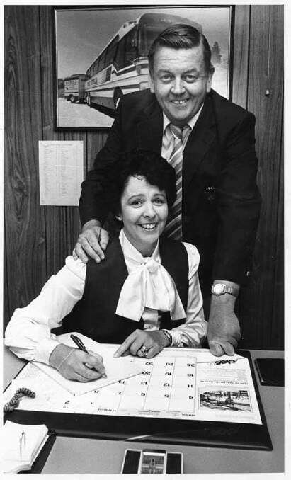 PARTNERSHIP: Rosalie and Frank Martin ran Martin's Albury together until Mr Martin's sudden death in 1984.