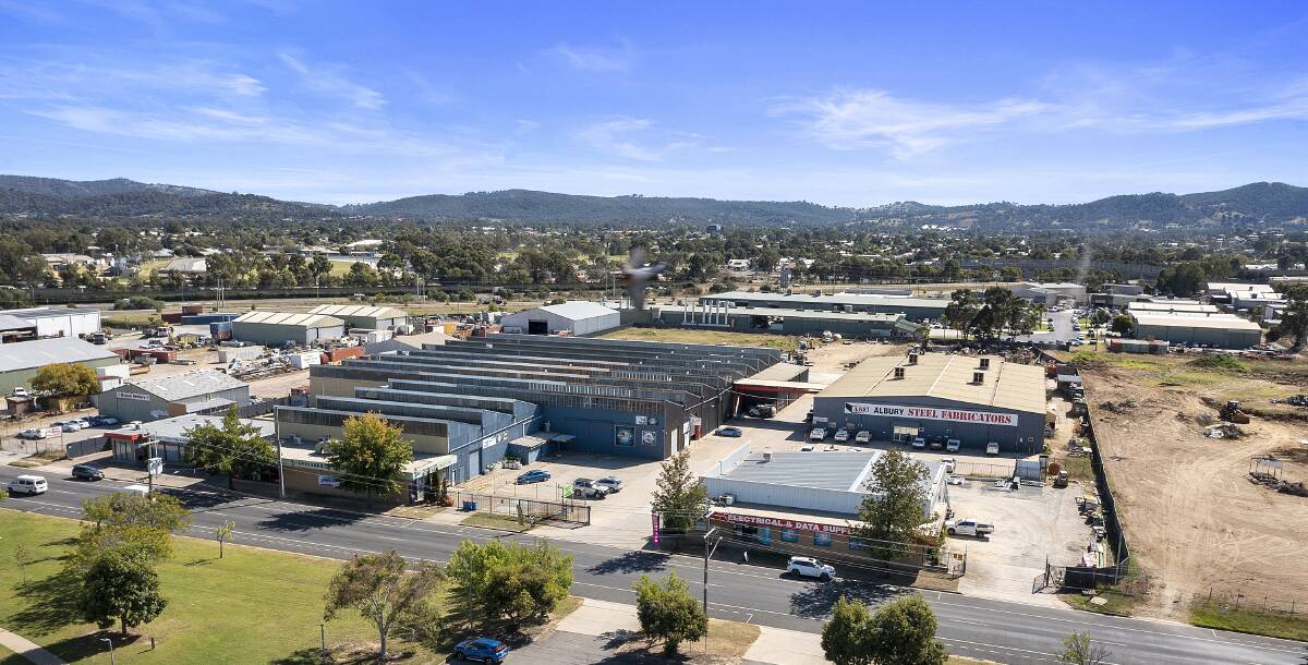 FOR SALE: The 30,000sq m site at 200-208 North Street, Albury, will be offered at a Melbourne investment portfolio auction on Wednesday. 