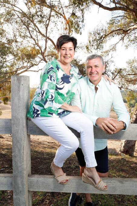 GRATEFUL: Mandi and Kelton Goyne have nothing but praise for all the health professionals who assisted after Mrs Goyne's heart attack and surgery. Picture: JAMES WILTSHIRE