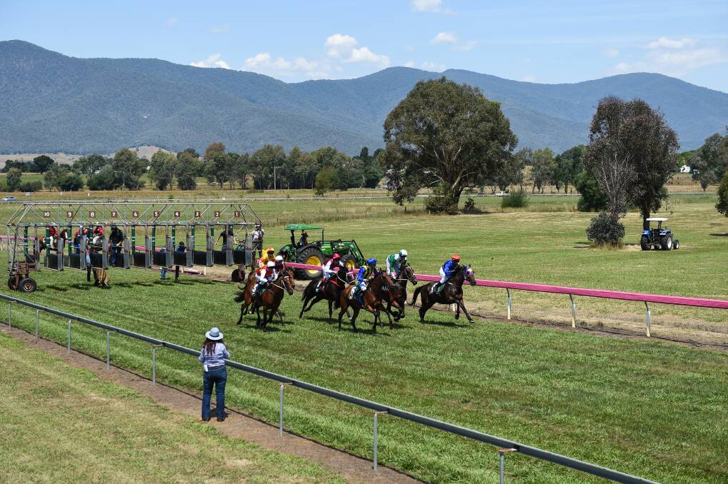 SETTING THE SCENE: The annual Dederang Picnic Races are held in the picturesque Kiewa Valley.