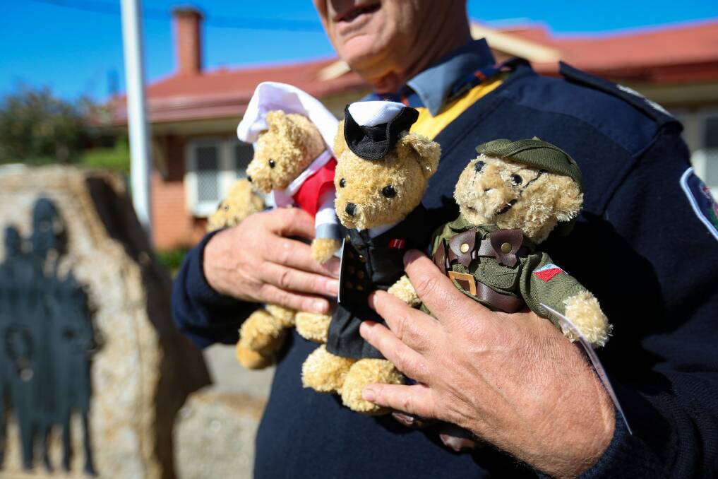 CARE WITH A BEAR: Toy bears are on sale during Legacy Week. Picture: JAMES WILTSHIRE