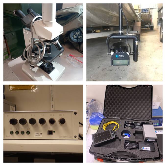 Police have released images of the equipment stolen from the west Wodonga facility. Pictures supplied