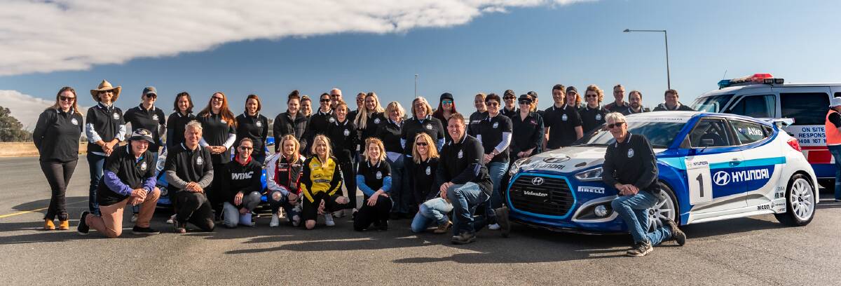 GROWING SUCCESS: Participants in the 2019 driver development day at Barnawartha North. Picture: LUKE HUNTER MEDIA