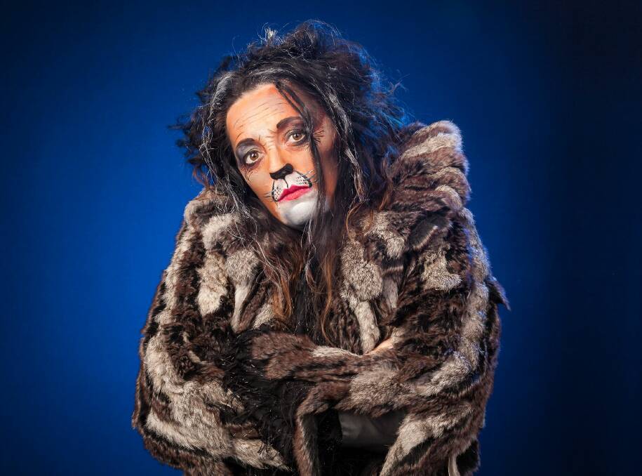 MEMORY: As Grizabella in Albury Wodonga Theatre Company's Cats, Lauren Schmutter delivers the musical's best-known song. The show was staged last October.