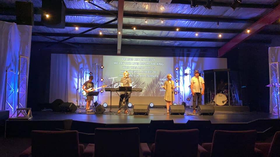 NO CONGREGATION: Life Church Benalla says "a handful of people" attended the church on Sunday to present the livestreamed service. Police visited the site 20 minutes before worship was due to start. Picture: FACEBOOK