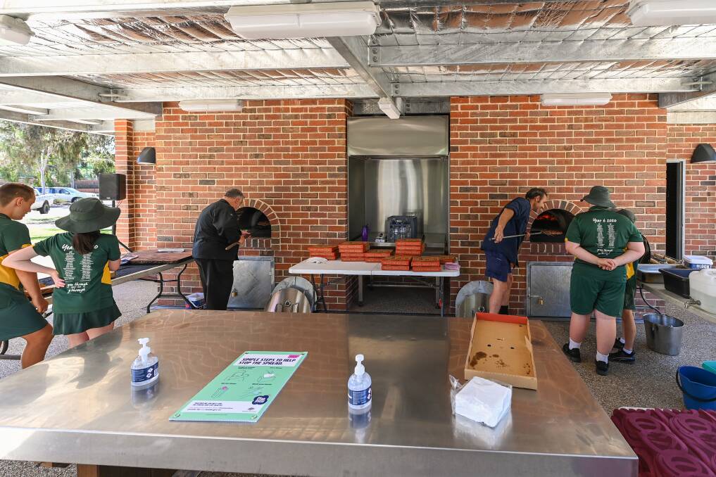 FOOD FEATURE: A recent Teilion Architects project is the wood fired pizza ovens shelter in Albury's Hovell Tree Park, opened officially last month as part of the riverside precinct project. Picture: MARK JESSER