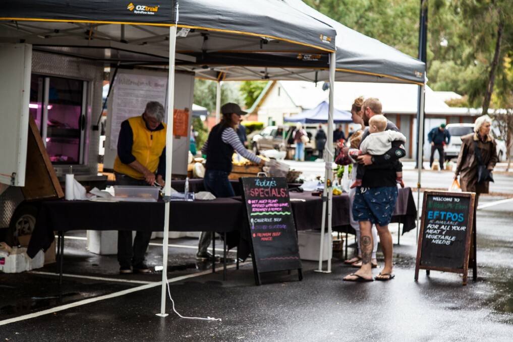 CONTINUED SERVICE: Through rain, shine or pandemic, Border and North East producers keep on showcasing their goods at the Albury Wodonga Farmers' Market.