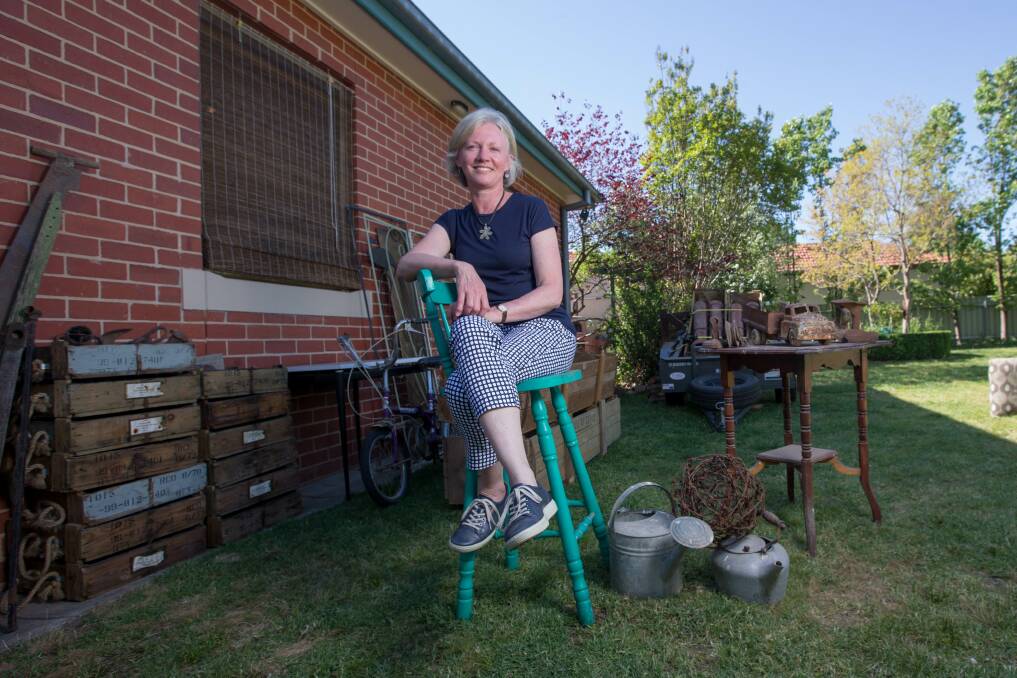 GARDEN TREASURES: Albury's Marie Morell is one of many Border residents registered in this weekend's Garage Sale Trail. Picture: TARA TREWHELLA