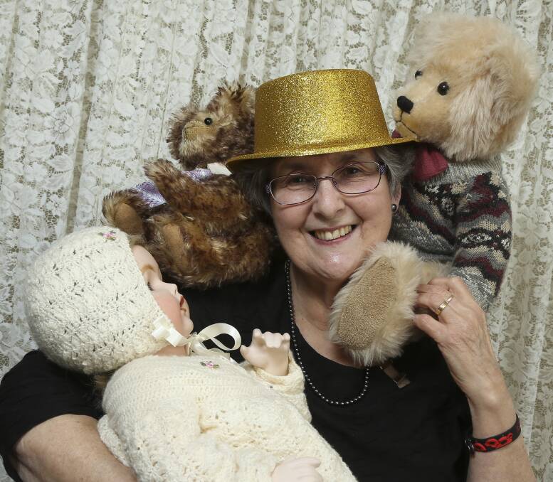 BIRTHDAY: The annual Doll, Bear and Hobby Show will celebrate its 30th year. "We found when there was a recession people would still spend money on their hobby," president Margaret Grigsby says. Picture: ELENOR TEDENBORG