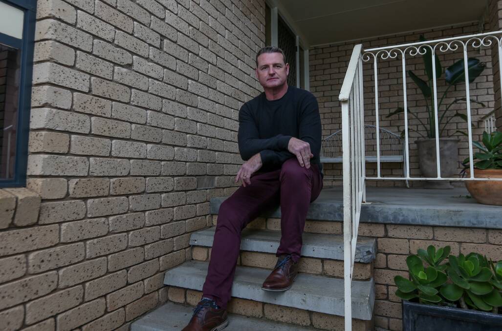 COMPASSIONATE GROUNDS: Wodonga resident Shannon Barber was initially stopped from visiting his father in palliative care at Albury. Picture: TARA TREWHELLA