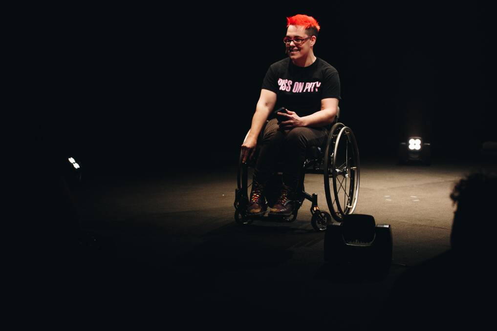 FINDING HER VOICE: Jax Jacki Brown says people shouldn't be scared to write about disability. Picture: CATHERINE McELHONE