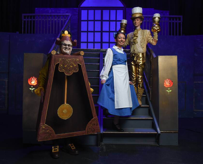 TALE AS OLD AS TIME: The youthful cast of Beauty and the Beast included Mitchell Clarke (Cogsworth), Christie Tiyce-Mathews (Belle) and Joseph Mansell (Lumiere).