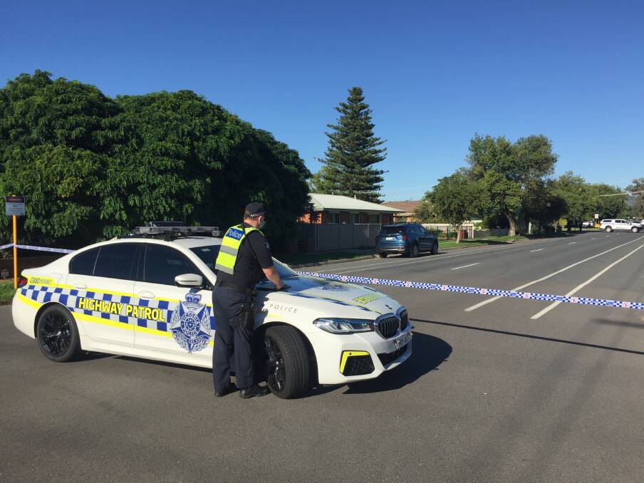 Police investigate a man's death overnight. Pictures: BLAIR THOMSON, JANET HOWIE