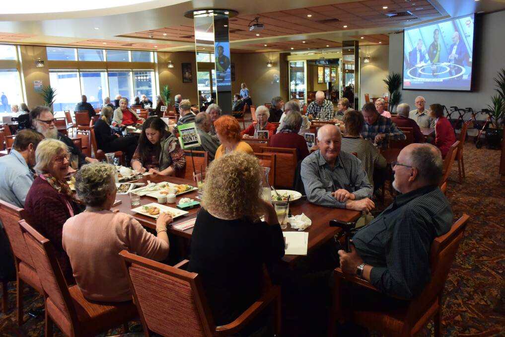 SHARED EXPERIENCES: Thirty people took part in Wednesday's Keeping in Touch support group lunch at Commercial Club Albury.