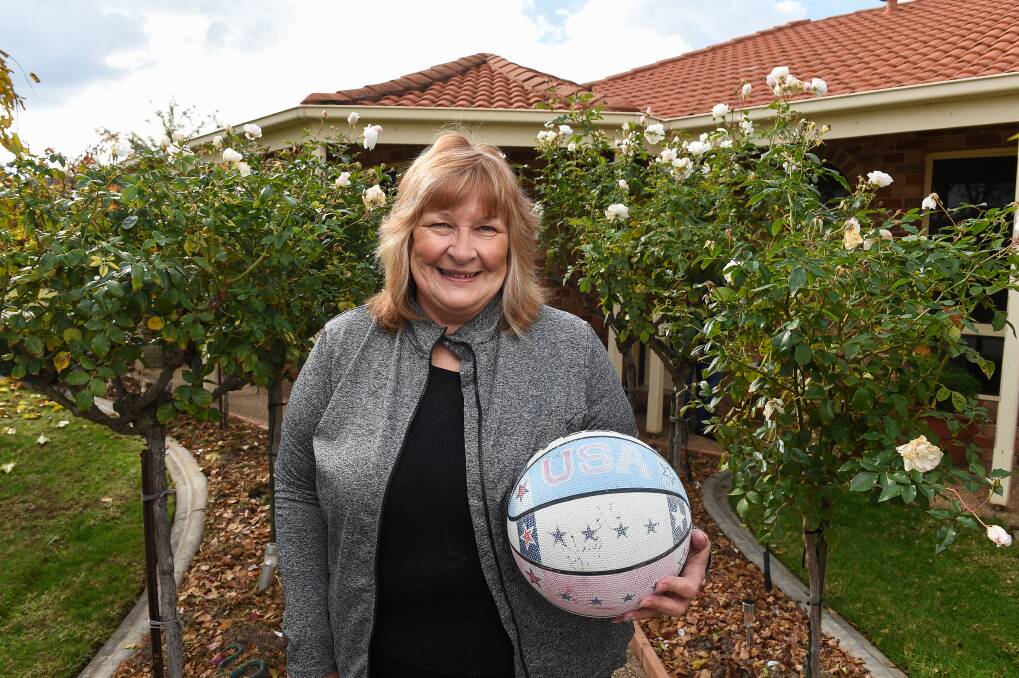 LOVE OF THE GAME: Lorraine Crawford has helped develop basketball in Albury, particularly through the Panthers club, since the early 1980s. Picture: MARK JESSER