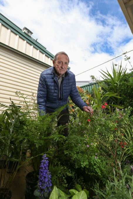 PLANTS SPRING UP: Warren Embury has contributed a large collection of plants to the Wodonga Family History Society's sale this weekend. Picture: TARA TREWHELLA