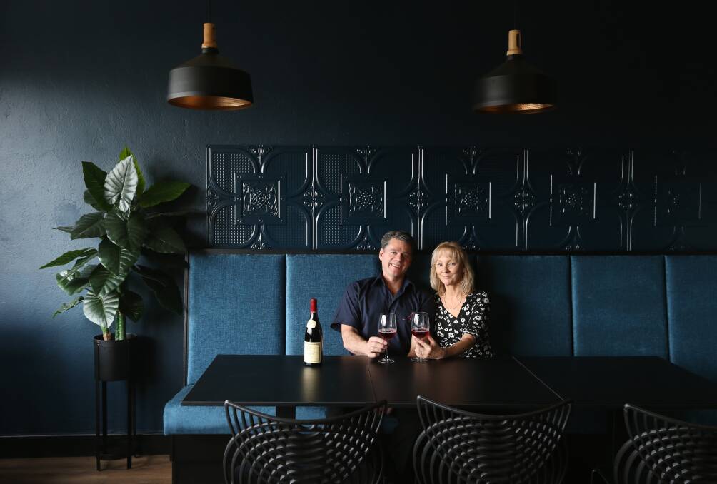 TRANSFORMATION: Steven and Erin Marinic have completed a major renovation in the Dean Street, Albury, space. Picture: KYLIE ESLER