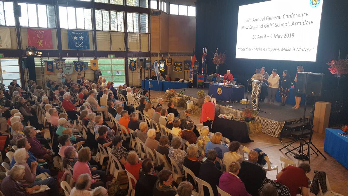 DEBATING THE KEY ISSUES: Last year's NSW CWA annual conference in Armidale attracted hundreds of delegates, members, observers and visitors from around the state. Albury will host the 2019 gathering between May 6 and 10.