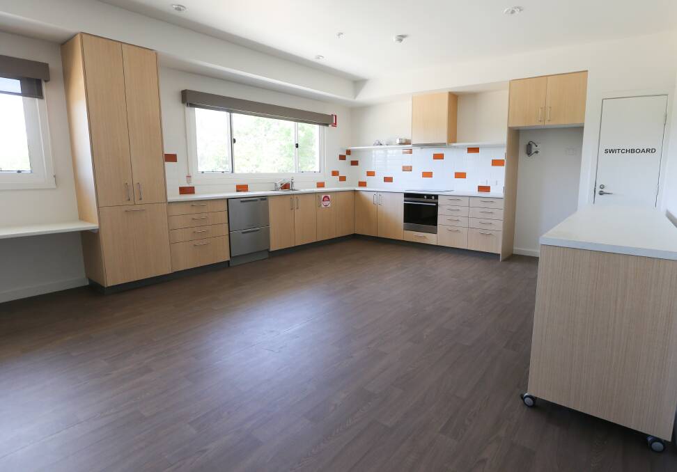 COMMUNAL: A kitchen for eight residents rather than a dining room and set meal times among many. Picture: KYLIE ESLER