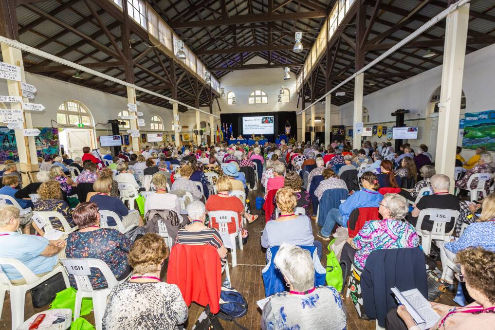 STRONG DEBATE: Attendance numbers for this week's CWA of NSW state conference at Bega Showground had to be scaled back compared with previous years.