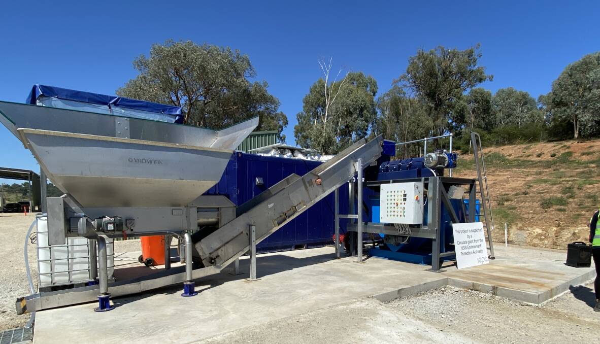 MAGGOTS AT WORK: The Modular Infrastructure for Biological Services at Albury Waste Management Centre could be a "game changer" in reducing food waste.