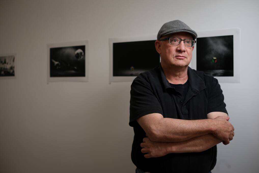 LIFE EXPERIENCE: John Osmond says each image in his Wodonga show represents some aspect of his own journey. Picture: JAMES WILTSHIRE