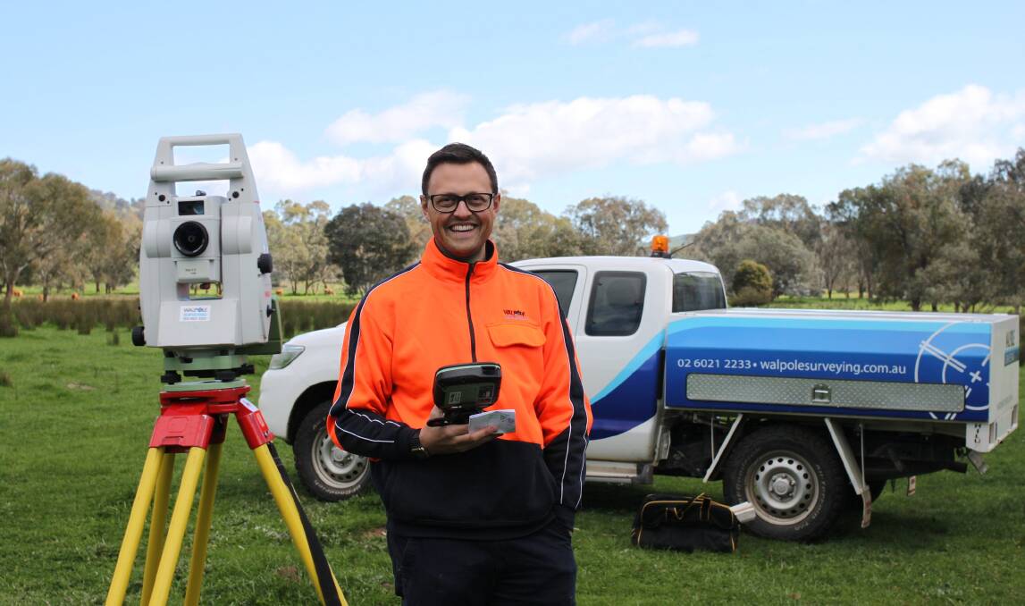 FRESH START: TAFE NSW's Eliot van Brummelen, of Albury, says surveying offered a career change that allowed him to stay in the region.