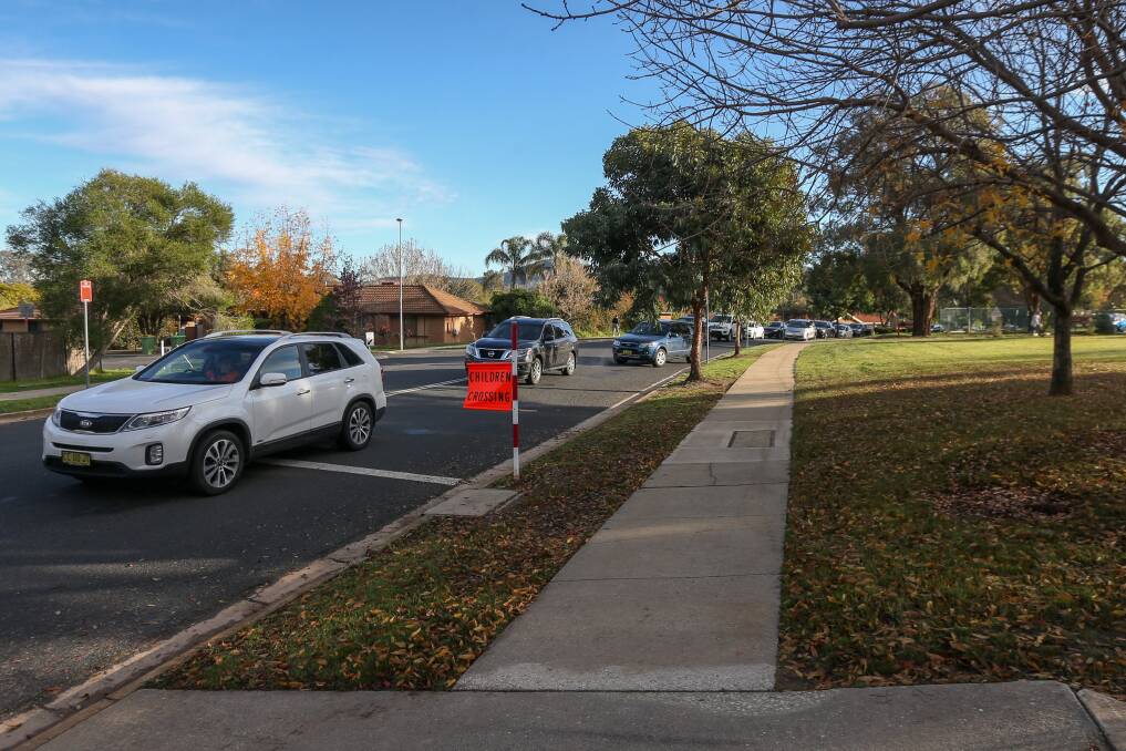 BUSY ROADS: NSW police has reminded road users to take care around schools as normal traffic volumes return. Picture: TARA TREWHELLA