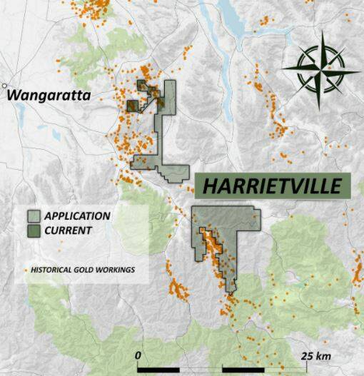 INFORMATION: Currawong Resources outlines its Harrietville application on its website.