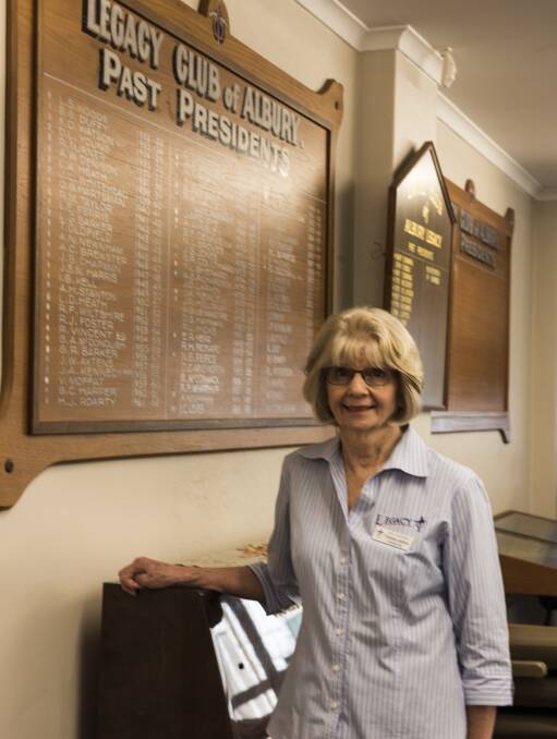 LEAVING A LEGACY: Administration officer Frances Jardine has helped hundreds of war widows since she began with Albury Legacy in 1990. Picture: SIMON BAYLISS