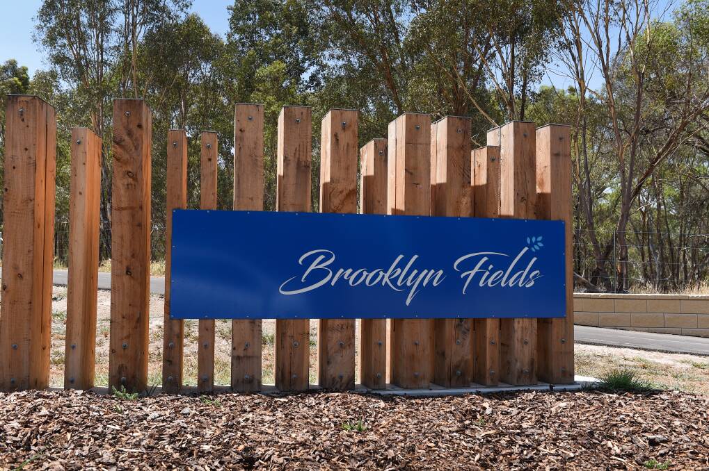 NEW ESTATE: Brooklyn Fields is located behind the Kinross Woolshed in Thurgoona. Picture: MARK JESSER