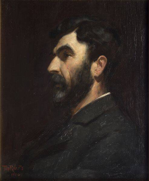 BOUNDLESS: Tom Roberts’ portrait of composer and music professor George Marshall-Hall. Picture: UNIVERSITY OF MELBOURNE GRAINGER MUSEUM