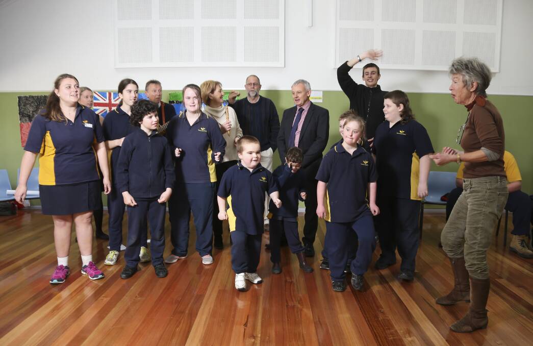 MAKING MUSIC: Rotary Club of Albury North has supported the Music-Ability program at Wewak Street School for several years, usually with a music-themed fundraiser.