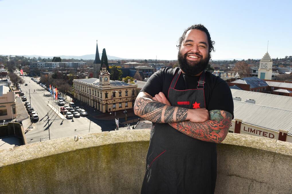 LOOKING AHEAD: Chef Sava Jovanovic, of Beer DeLuxe Albury, says he quickly learned to adapt to the pressure of a busy kitchen. Picture: MARK JESSER