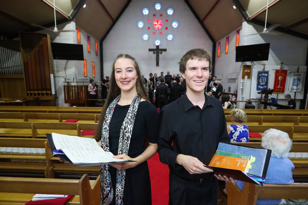 DUAL SUCCESS: Baranduda sister and brother Emily and James Strachan shared Murray Conservatorium Choir's Bill Kell Scholarship in 2017.