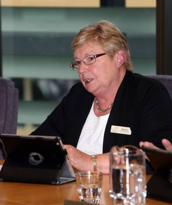 TAKING CHARGE: Ailsa Fox during her time as chief commissioner of Wangaratta.
