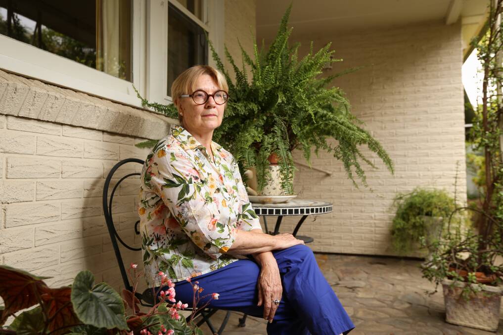 HOME TOWN: Journalist Sue Spencer says the fight to maintain a free press must go on. She has been visiting her mother Gloria, 94, in Albury this week. Her father Gordon died in 1997. Picture: JAMES WILTSHIRE