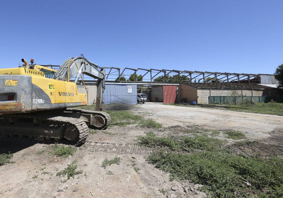 TIMES CHANGE: Once the home of A. Dunstan and Sons, a significant Wodonga family business for more than 50 years, the land off Tower Street now awaits development.