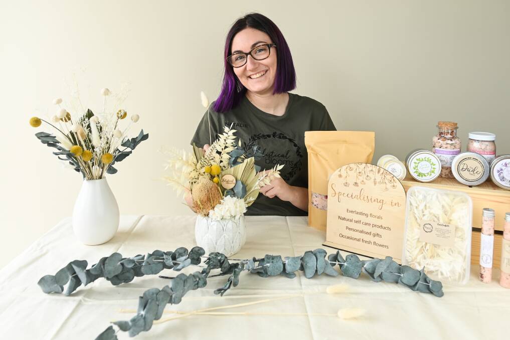 ALL ABOUT YOU: Natalie Lawson offers the ultimate gift ideas at Holistic Blooms and is also trialing a children's range with bath salts and creams. 