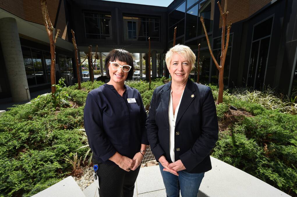 READY TO ASSIST: Cancer Council liaison Kate Pallot and Cancer Council NSW director of cancer information and support services Annie Miller launch the new service, which is being rolled out across the state. Picture: MARK JESSER