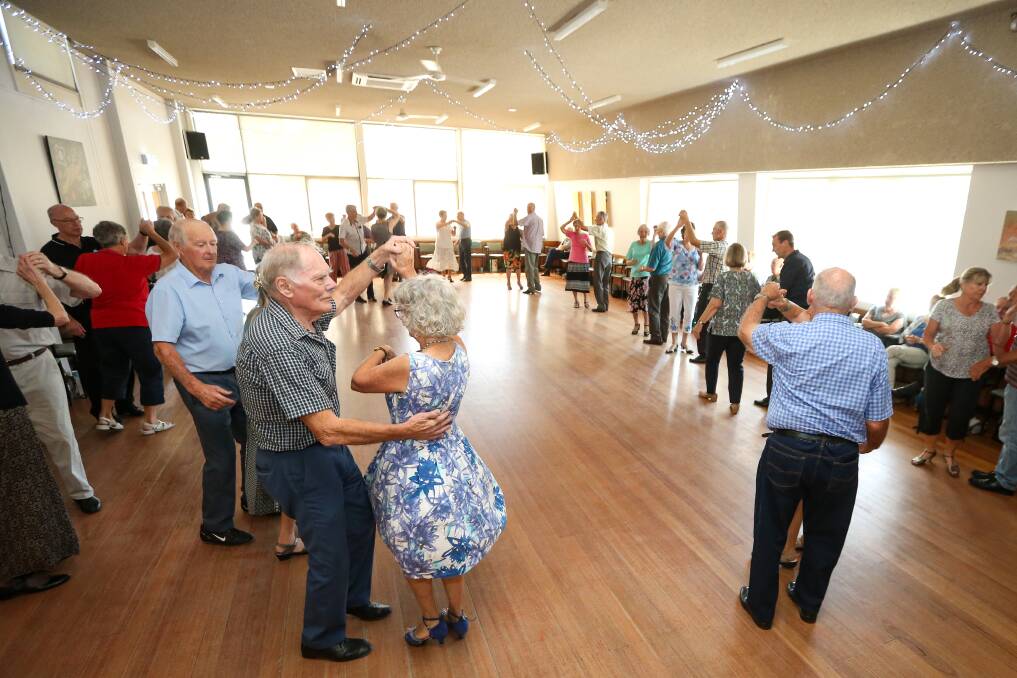 POPULAR PASTIME: From small beginnings, the regular sessions now fill the Wodonga Senior Citizens Centre. Picture: JAMES WILTSHIRE