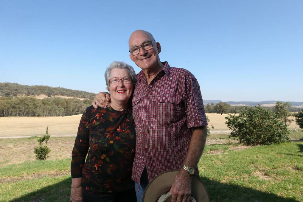 COUNTRY LIFE: Libby and Pieter Mourik love living on their Wooragee property. Picture: TARA TREWHELLA