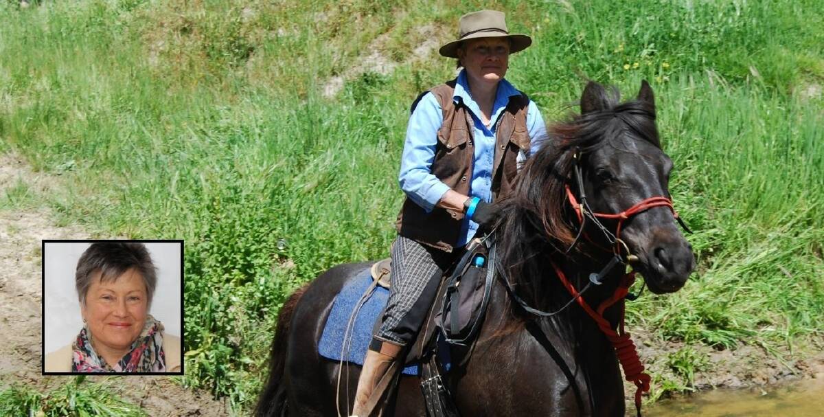 HEALTH MESSAGE: Thurgoona's Jill Craig enjoys riding her horse Trooper. She encourages people not to let diabetes hold them back. "Acknowledge it, give it the respect it deserves, but go out and get on with life," she says.