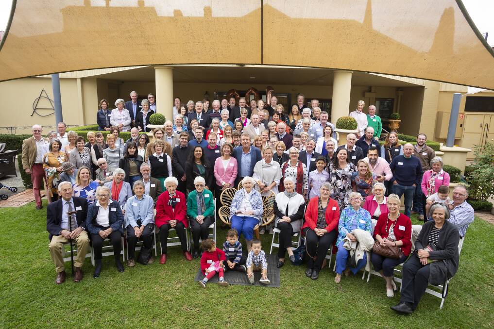 FAMILY GATHERING: Relatives and friends attend Edna Bramley's 100th birthday party on March 31 at The Albury Club. Picture: JAMES PENLIDIS