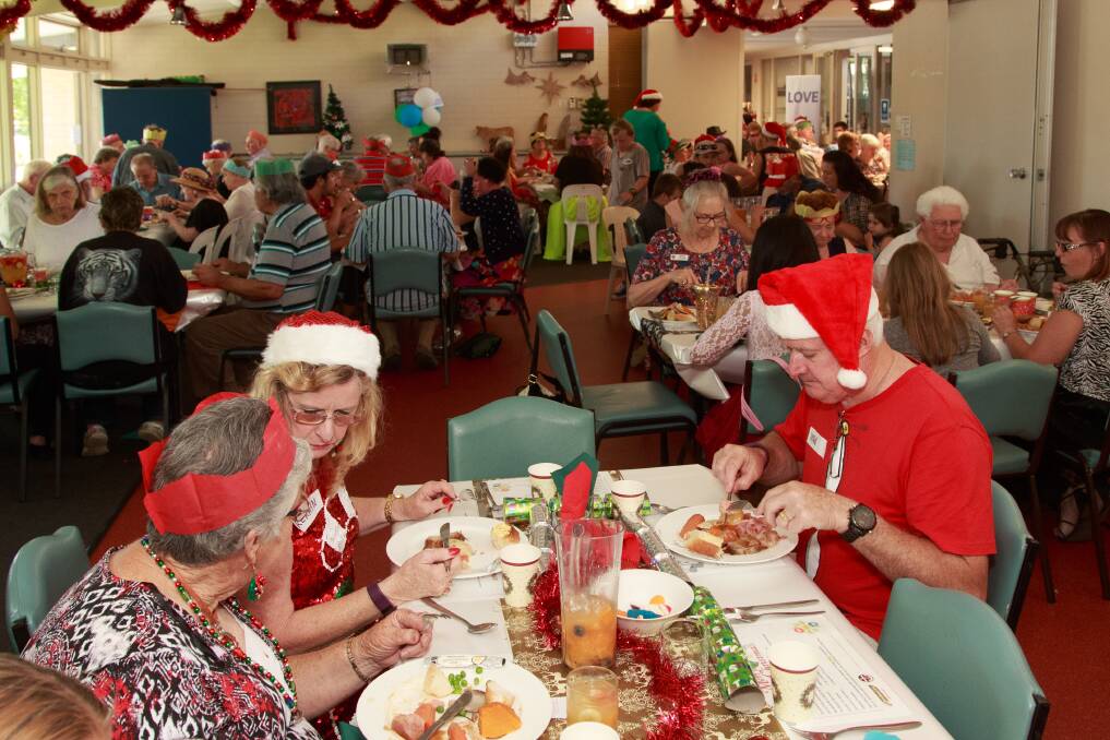 SOCIAL TIME: About 130 people attended last year's Christmas Day luncheon at St Stephen's.